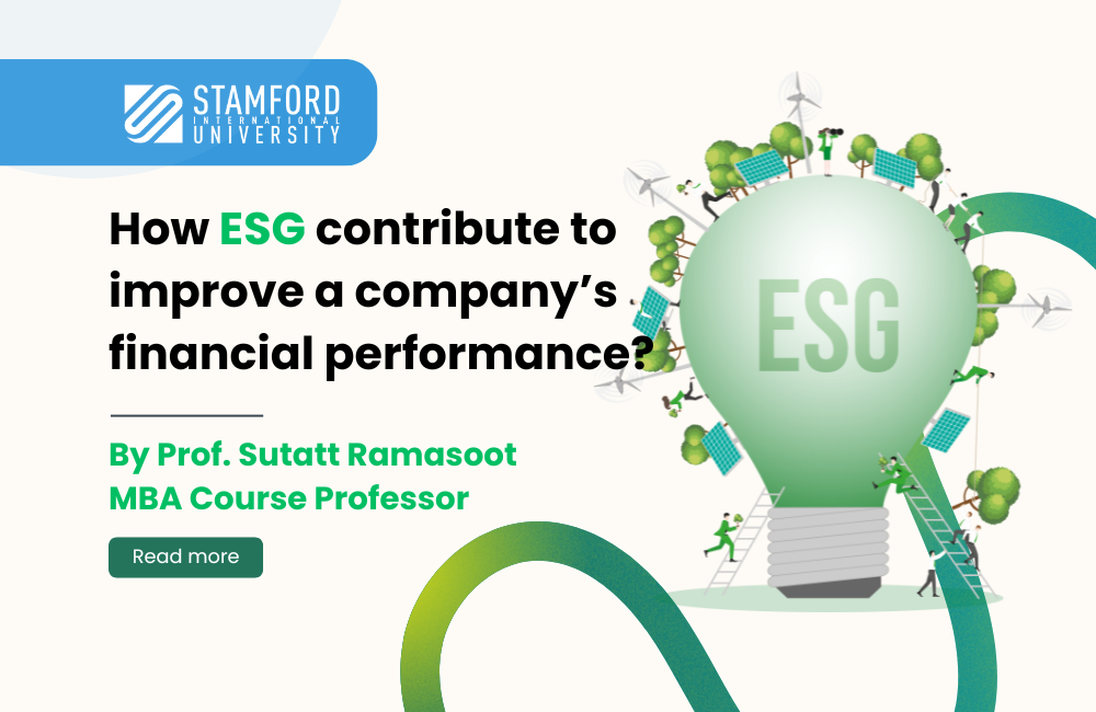 How ESG contribute to improve a company’s financial performance?