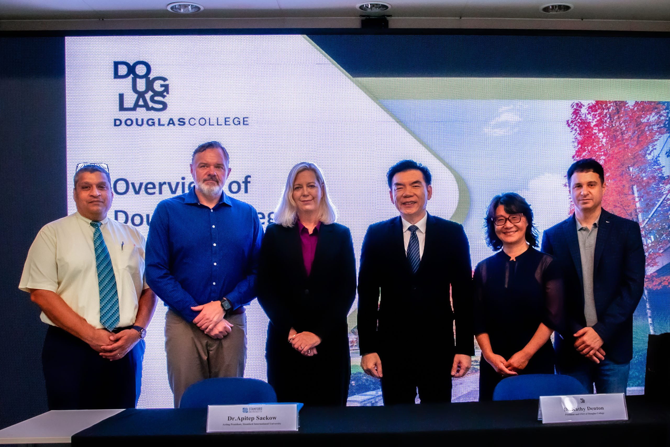 Stamford International University and Douglas College Partner to Enhance Global Student Mobility Between Thailand and Canada.